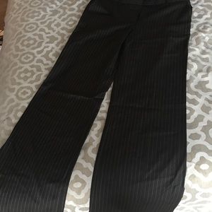BCBG MAXAZRIA PINSTRIPED DRESS PANTS